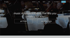 Desktop Screenshot of finalemusic.com